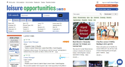 Desktop Screenshot of leisureopportunities.co.uk